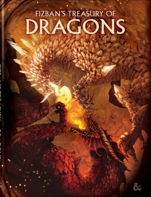 D&D Dungeons & Dragons Fizbans Treasury of Dragons Hardcover Alternative Cover