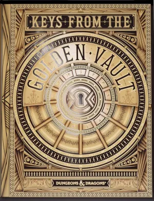 D&D Dungeons & Dragons Keys From the Golden Vault Hardcover Alternative Cover