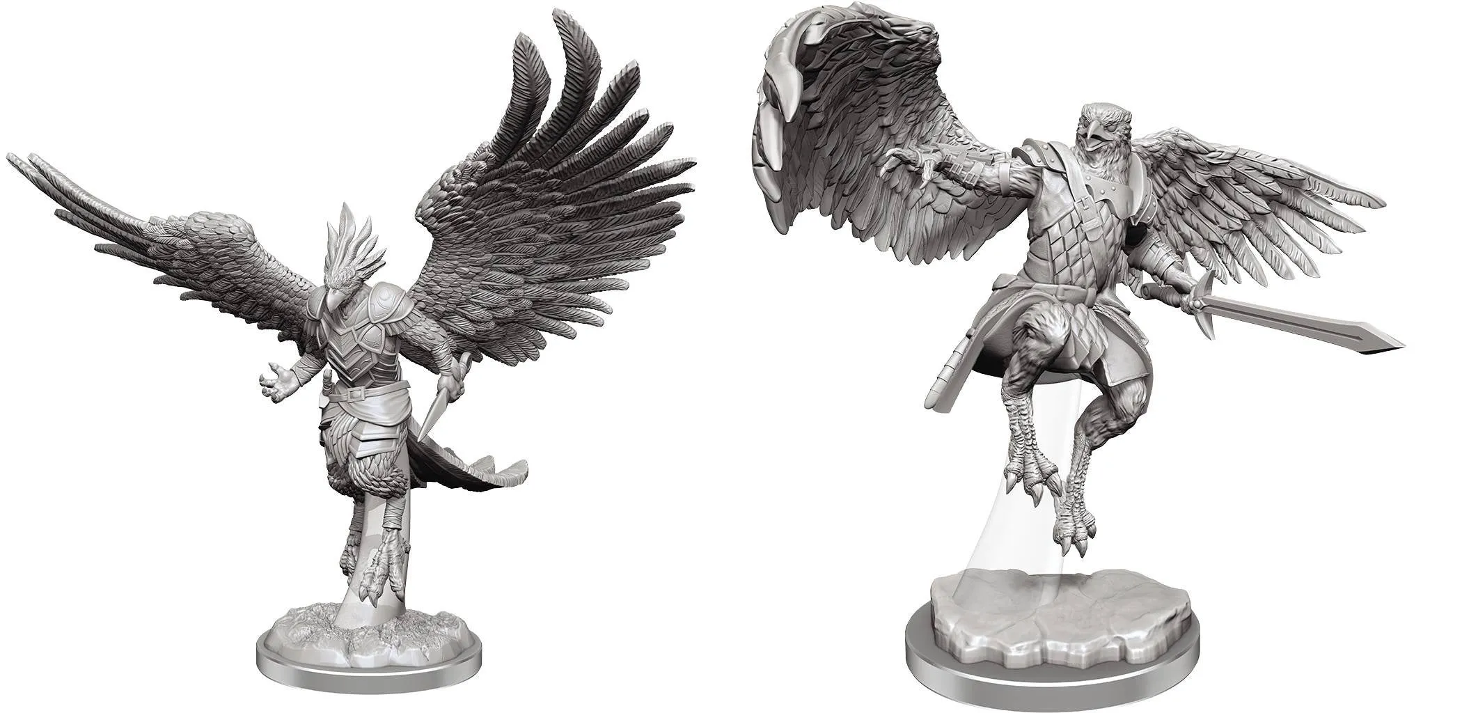 D&D Nolzurs Marvelous Unpainted Miniatures Aarakocra Paladins