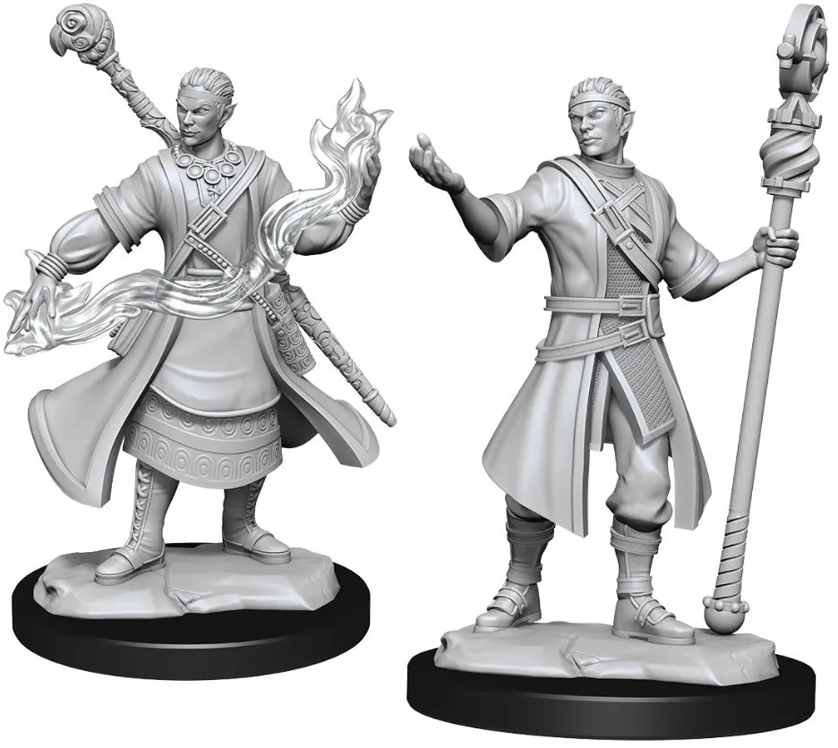 D&D Nolzurs Marvelous Unpainted Miniatures Half-Elf Wizard Male