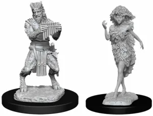 D&D Nolzurs Marvelous Unpainted Miniatures Satyr and Dryad
