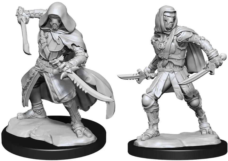 D&D Nolzurs Marvelous Unpainted Miniatures Warforged Rogue ( 2 figures )