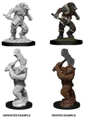 D&D Nolzurs Marvelous Unpainted Miniatures Wereboar & Werebear