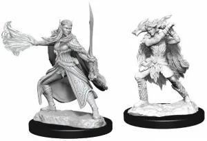 D&D Nolzurs Marvelous Unpainted Miniatures Winter Eladrin  & Spring Eladrin