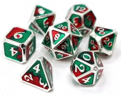Die Hard Dice Metal Set Polyhedral Mythica Spellbinder Holly Daze