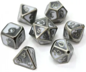 Die Hard Dice Metal Set Polyhedral Mythica Spellbinder Shadesteel