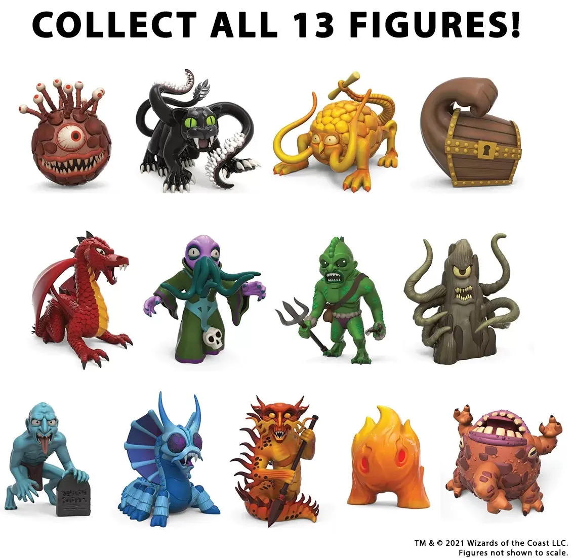 Dungeons & Dragons 3" Vinyl Mini Monster by Kidrobot Series 1 Pack (Random)