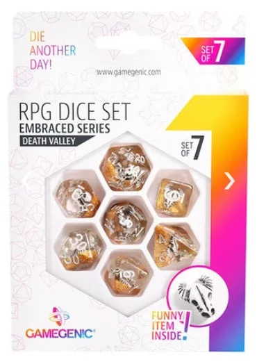 Gamegenic Embraced Series - Death Valley - RPG Dice Set (7pcs)