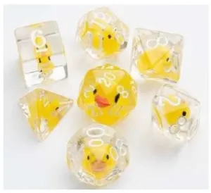 Gamegenic Embraced Series - Rubber Duck - RPG Dice Set (7pcs)