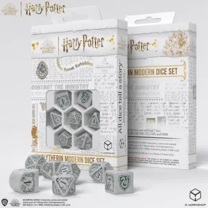 Harry Potter Slytherin Modern Dice White
