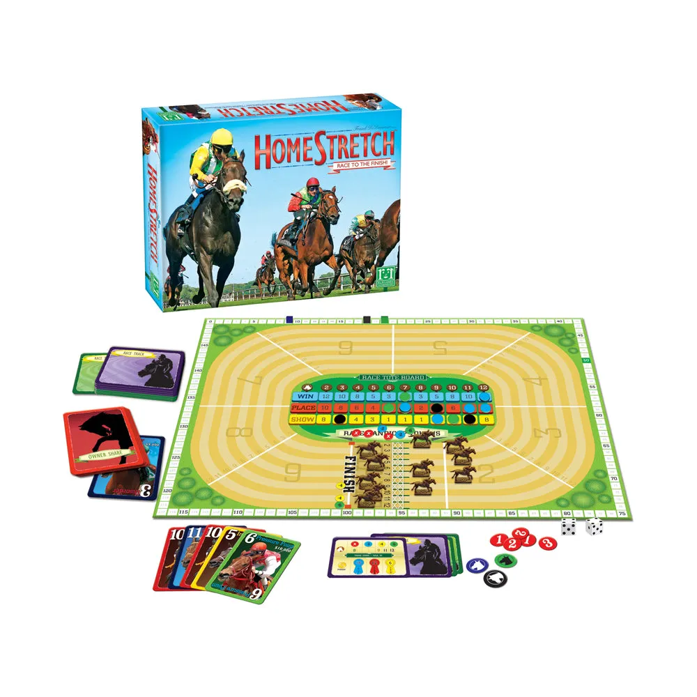 HomeStretch Horse Racing Strategy Board Game