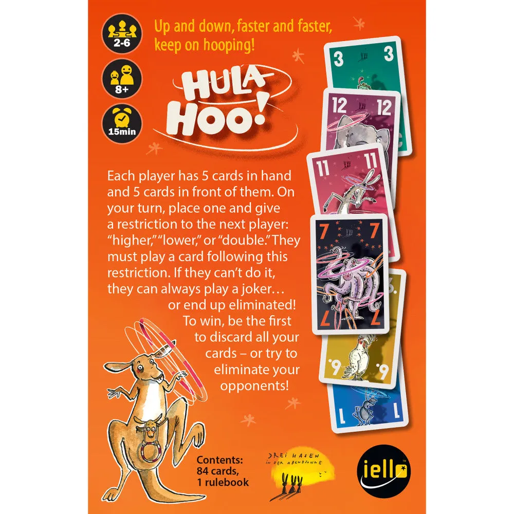 IELLO Hula Hoo Dynamic Card Game for Families