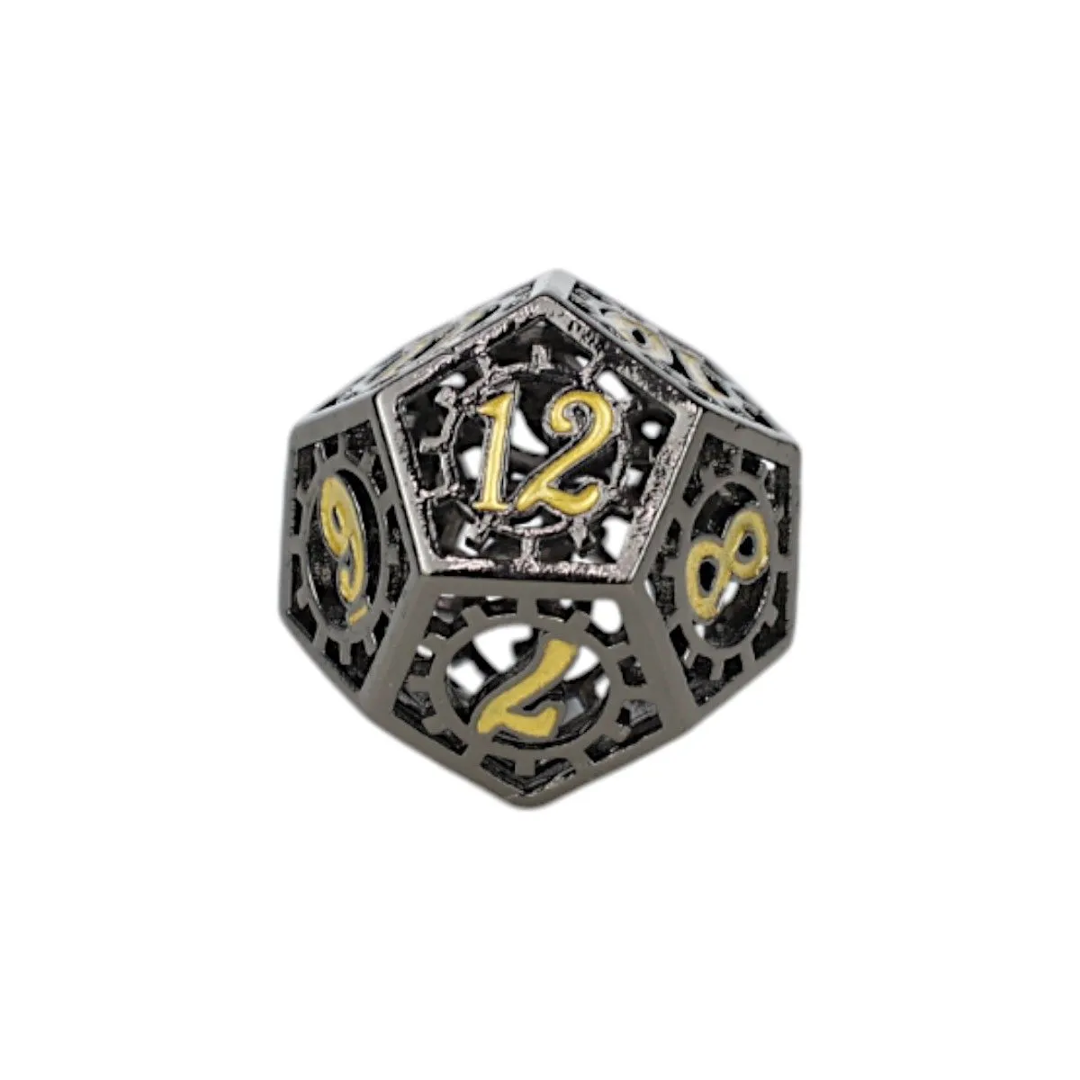 LPG Dice Clockwork Sun Dice Set Gold/Black
