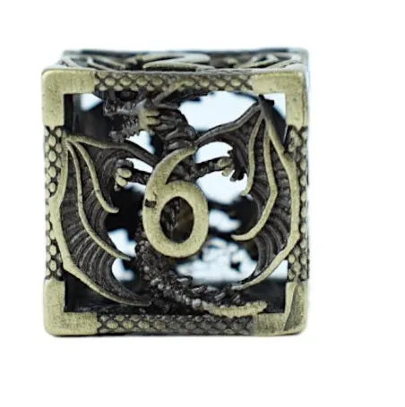 LPG Dice RPG Set Hollow Dragon Tarnished Gold