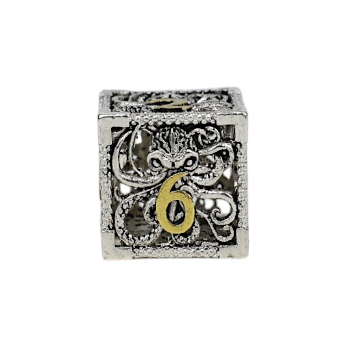 LPG Dice Strange Aeon Dice Set Chrome/Gold
