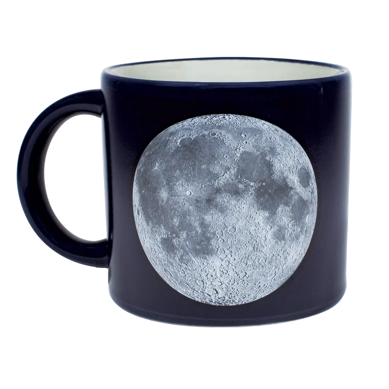 Moon Mug - Color Changing Mug with Astronaut Footprint Inside
