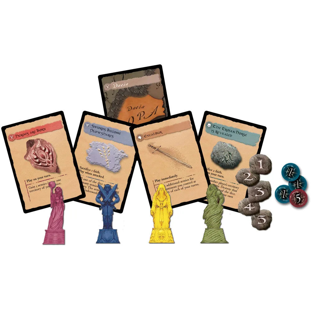 Renegade Game Studios Risk: Godstorm - Mythological Board Game for Ages 10 