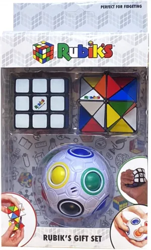 Rubiks Gift Set (Includes Rainbow Ball, Squishy Cube and Magic Star)