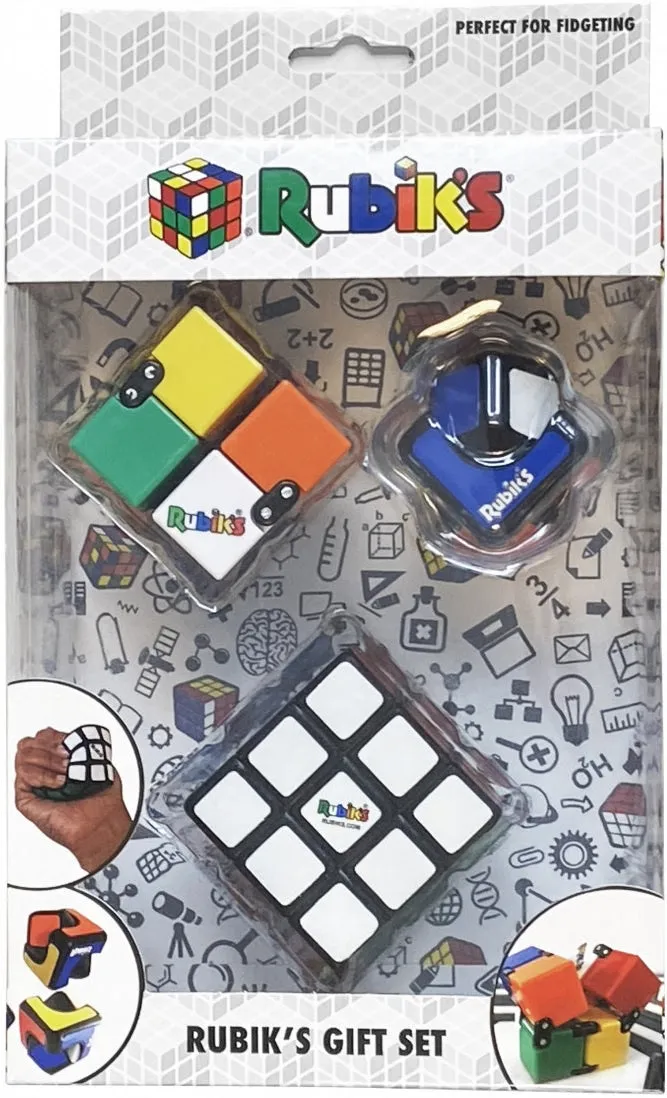 Rubiks Gift Set (Includes Squishy Cube, Infinity Cube and Spin Cublet)