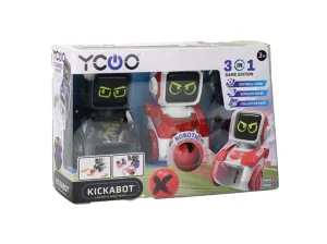 Silverlit Ycoo Remote Control Kickabot Twin Pack Black/Grey #5 Vs Red/White #12
