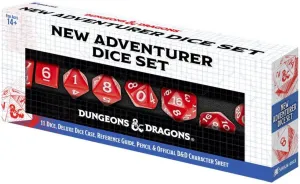 Sirius Dice D&D New Adventurer Dice Set Red Dice