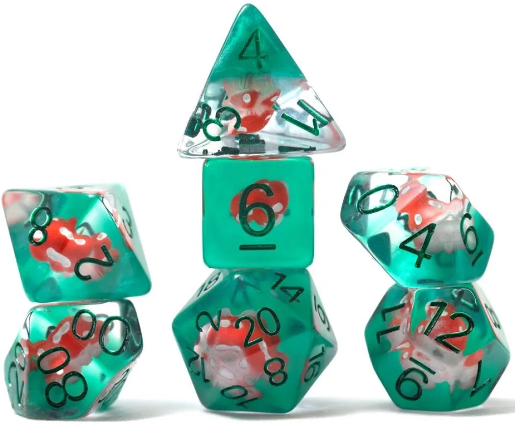 Sirius Dice - Power Mushroom - Dice Set 7