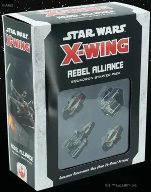 Star Wars X-Wing 2nd Edition Rebel Alliance Squadron Starter Pack