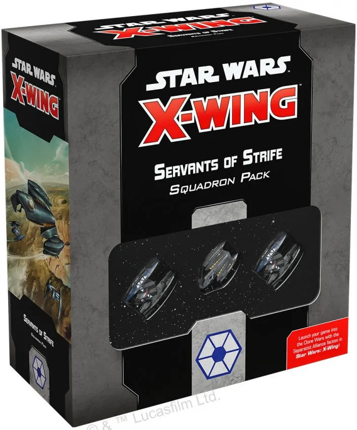 Star Wars X-Wing 2nd Edition Servants of Strife Squadron Pack