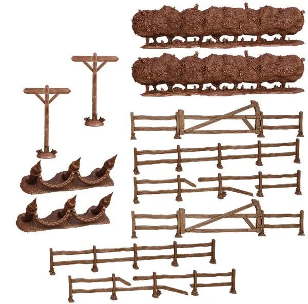 Terrain Crate: Battlefield Fences and Hedgerows