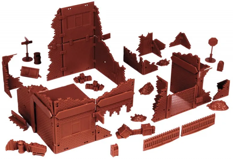 Terrain Crate Destroyed Building