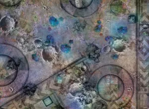 TerrainCrate 44"x60" Grim Battlefield Battle Mat