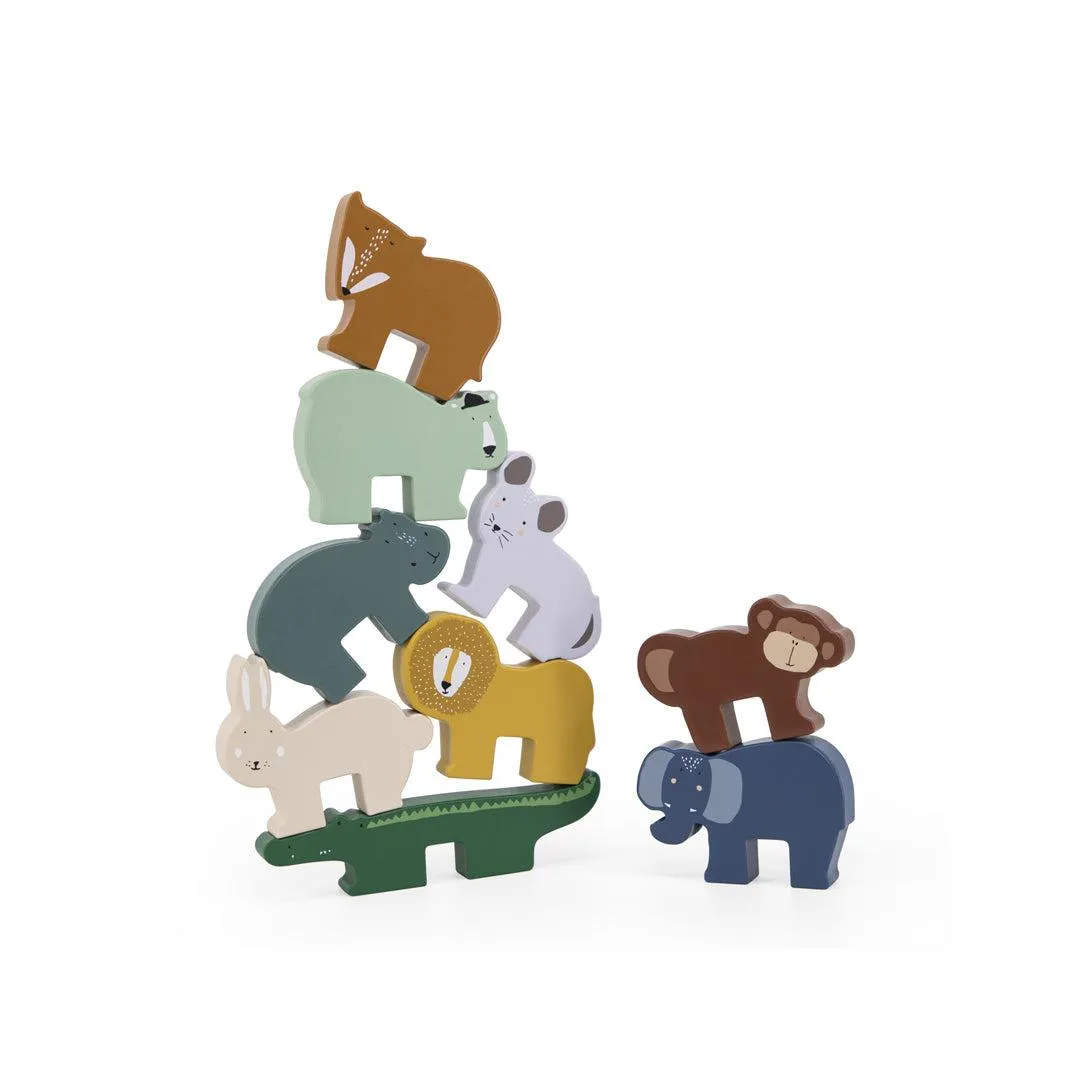 Trixie Wooden Animal Stacking Game
