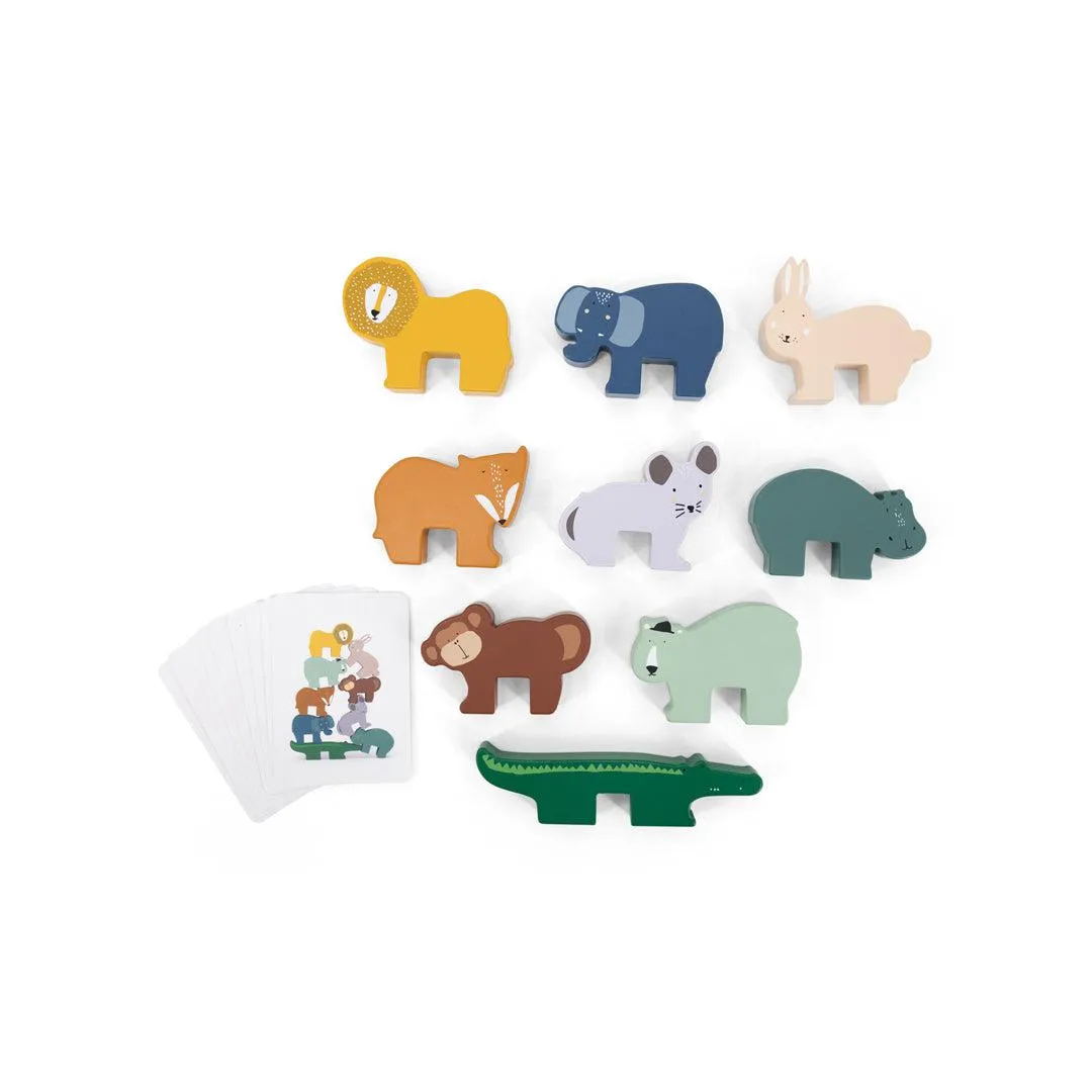 Trixie Wooden Animal Stacking Game
