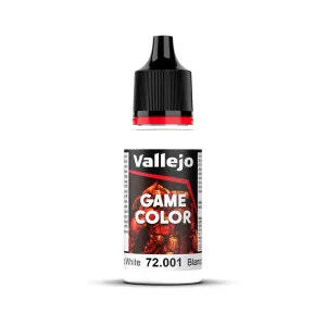 Vallejo Game Colour Dead White 18ml Acrylic Paint - New Formulation AV72001