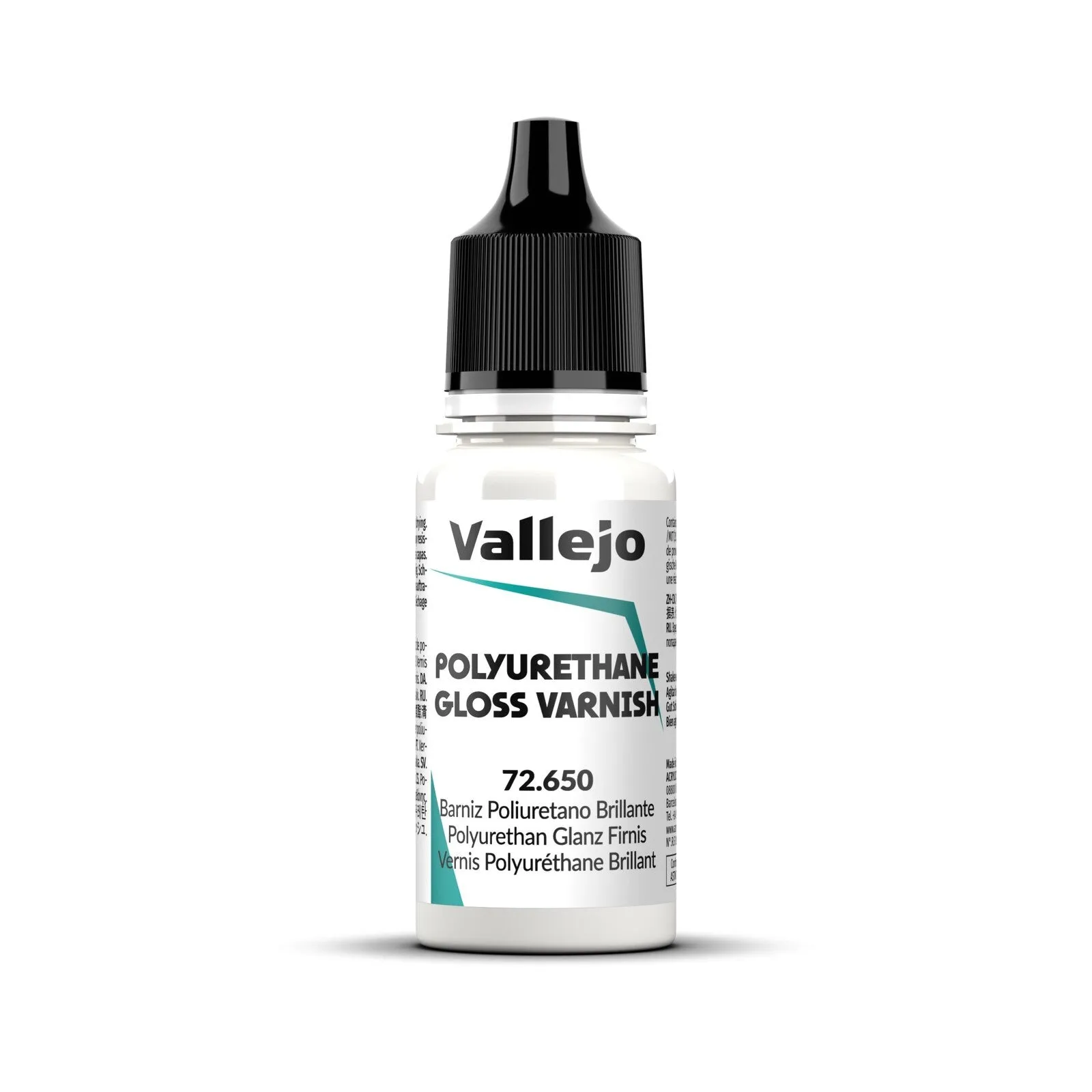 Vallejo Game Colour Polyurethane Gloss Varnish 18ml Acrylic Paint - New Formulation AV72650