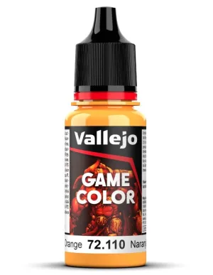 Vallejo Game Colour Sunset Orange 18ml Acrylic Paint - New Formulation AV72110