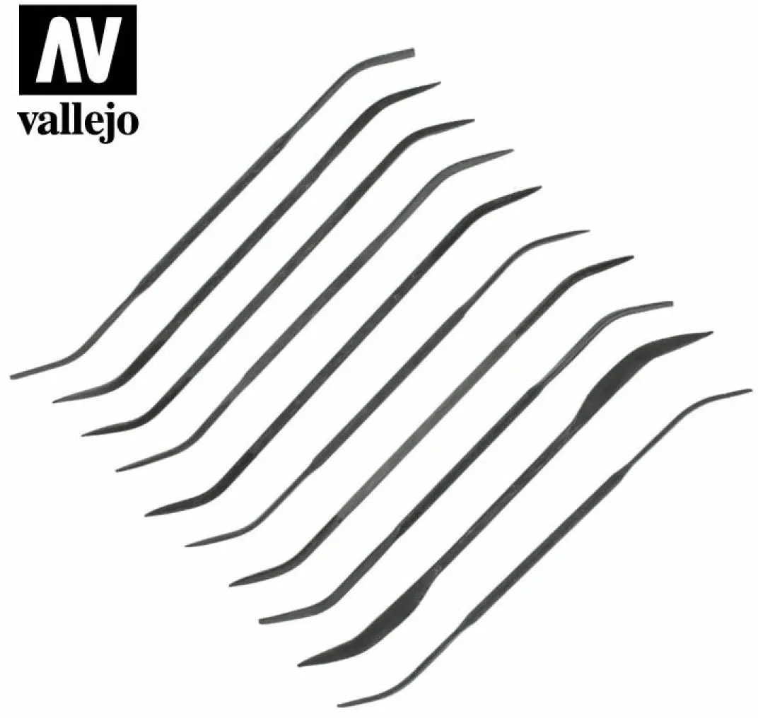 Vallejo Hobby Tools Budget riffler file set (10)